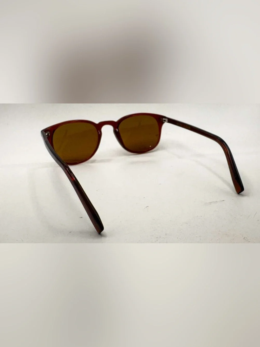 Warby Parker Downing 611 Brown Oval Sunglasses Frames Only